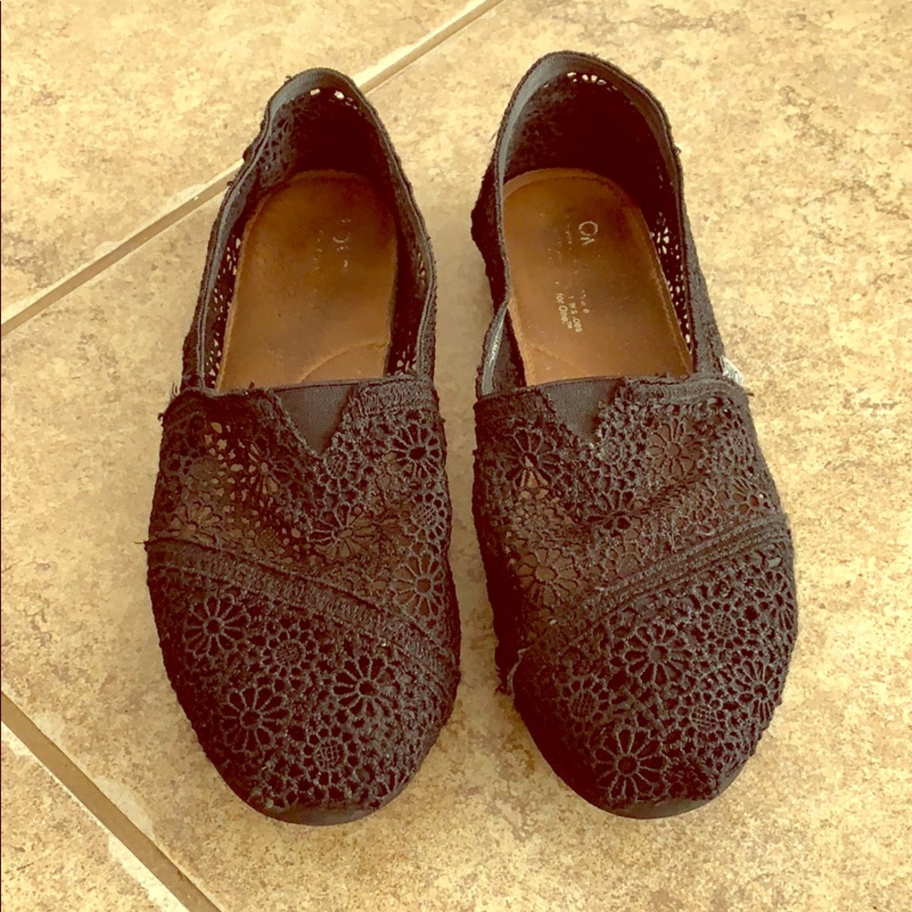 Black Mesh Toms